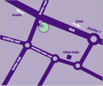 Map to Comber Models in Maidstone, Kent